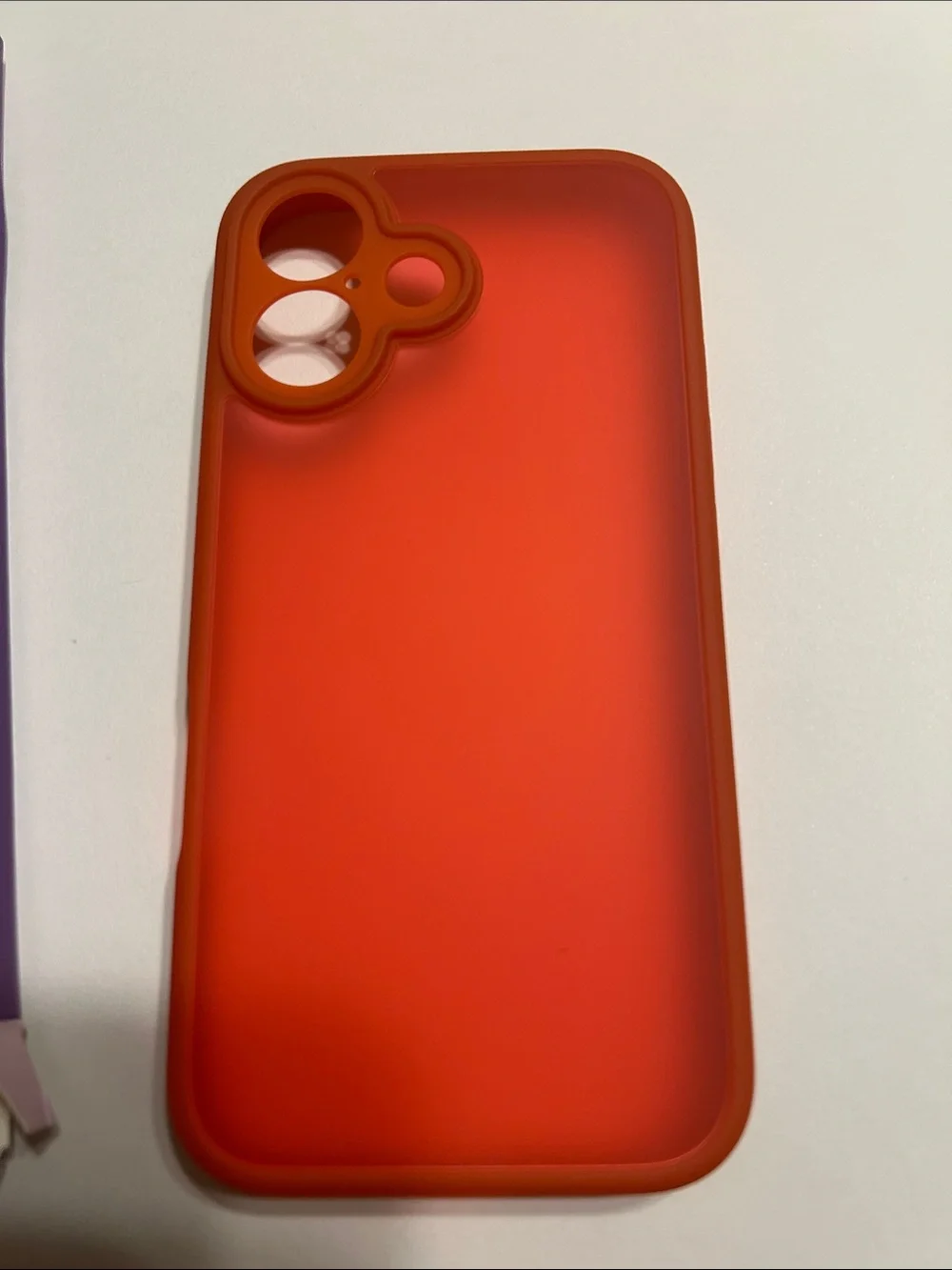 Red Matte iPhone 16 Case with Camera Protection military grade drop translucent